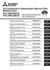 Mitsubishi Electric PAC-MK52BCB Installationshandbuch
