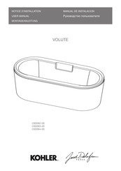 Kohler VOLUTE C6D062-00 Montageanleitung