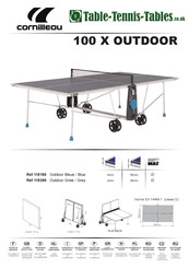 Cornilleau 100 X OUTDOOR Montageanleitung