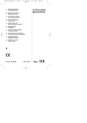 Pro Work 44.303.20 Bedienungsanleitung