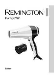 Remington Pro Dry 2000 D3080W Bedienungsanleitung