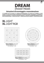 Bossini DREAM XL LIGHT Serie Montage- Und Wartungsanleitung