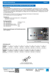 Strawa FBM-63-HT2-H-W2-WMZ-C69 Bedienungsanleitung