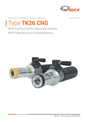 Weh TK26 CNG Betriebsanleitung