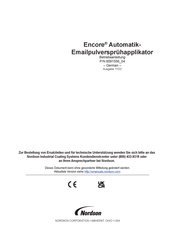 Nordson Encore Betriebsanleitung