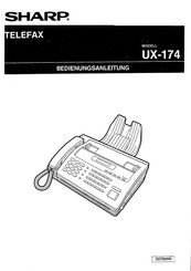 Sharp UX-174 Bedienungsanleitung