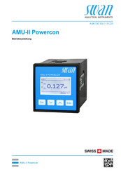 Swan Analytical Instruments AMU-II Powercon Betriebsanleitung