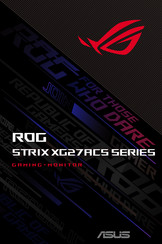 Asus ROG STRIX XG27ACS Serie Bedienungsanleitung