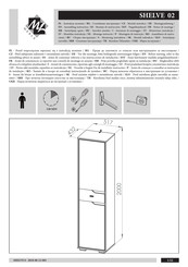 ML MEBLE SHELVE 02 Montageanleitung
