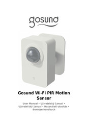 gosund Wi-Fi PIR Motion Sensor Benutzerhandbuch
