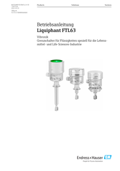 Endress+Hauser Liquiphant FTL63 Dichte Betriebsanleitung