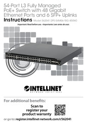 Intellinet Network Solutions IPS-54M06-10G-850W Anleitung