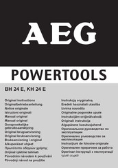 AEG BH 24 E Originalbetriebsanleitung
