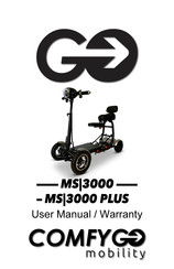 Comfy Go Mobility MS 3000 PLUS Bedienungsanleitung