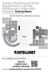 Intellinet Network Solutions IPS-05G-OD85W Anleitung