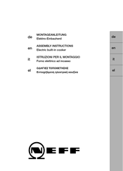 NEFF E1452N0 Montageanleitung