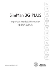 laerdal SimMan 3G PLUS Bedienungsanleitung