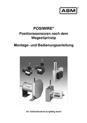 ASM posiwire WS42 Montage- Und Bedienungsanleitung