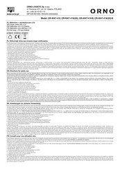 Orno OR-WAT-419 Kurzanleitung