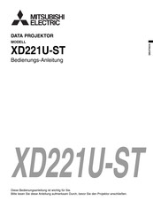 Mitsubishi Electric XD221U-ST Bedienungsanleitung