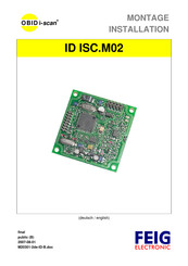 Feig Electronic BBID i-scan ID ISC.M02 Montageanleitung