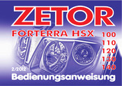 Zetor FORTERRA HSX 100 Bedienungsanweisung