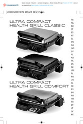 ROWENTA ULTRA COMPACT HEALTH GRILL CLASSIC Bedienungsanleitung