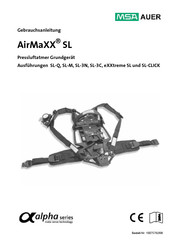 MSA AUER AirMaXX SL Serie Gebrauchsanleitung