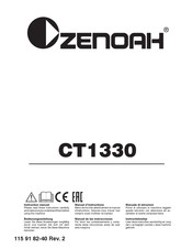 Zenoah CT1330 Bedienungsanleitung
