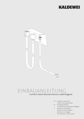 Kaldewei Comfort Select Einbauanleitung