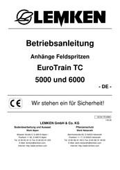 LEMKEN EuroTrain TC 6000 Betriebsanleitung