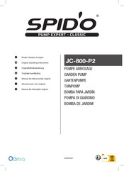 SPIDO JC-800-P2 Originalbetriebsanleitung