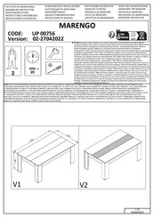 Forma Ideale MARENGO UP 00756 Montageanleitung