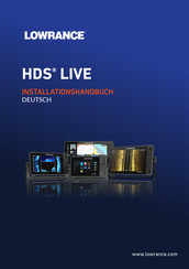Lowrance HDS LIVE Serie Installationshandbuch