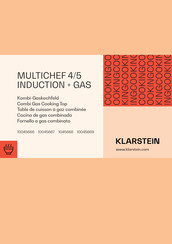 Klarstein MULTICHEF 5 INDUCTION+GAS Bedienungsanleitung