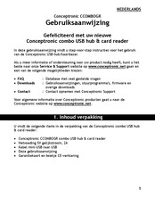 Conceptronic CCOMBOGR Bedienungsanleitung