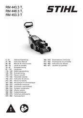 Stihl RM 448.3 T Gebrauchsanleitung