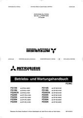 Mitsubishi FD15N Betriebs- Und Wartungshandbuch