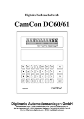 Digitronic Automationsanlagen CamCon DC61 Bedienungsanleitung