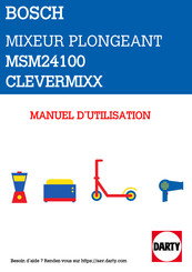 Bosch MSM24100 Gebrauchsanleitung