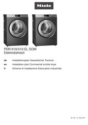 Miele PDR 910 EL Installationsplan