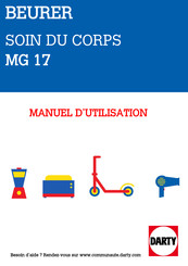 Beurer MG 17 Gebrauchsanweisung