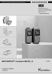 SEW-Eurodrive Movidrive compact MCH4 A Korrektur