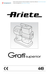 Ariete GratiSuperior 449 Bedienungsanleitung