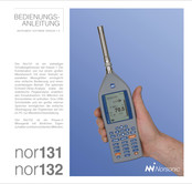Norsonic Nor132 Bedienungsanleitung