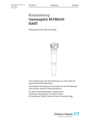 Endress+Hauser Gammapilot M FMG60 Kurzanleitung
