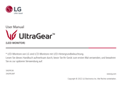 LG UltraGear 34GP63AP Bedienungsanleitung