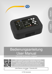 PCE Instruments AQD 50-ICA Bedienungsanleitung
