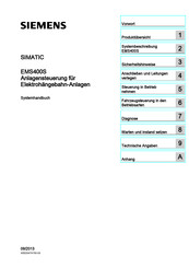 Siemens SIMATIC EMS400S Systemhandbuch