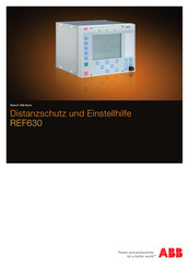 ABB 630 Serie Bedienungsanleitung